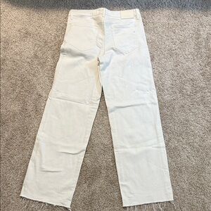 Women's Cream Flare & Wide Leg Jeans